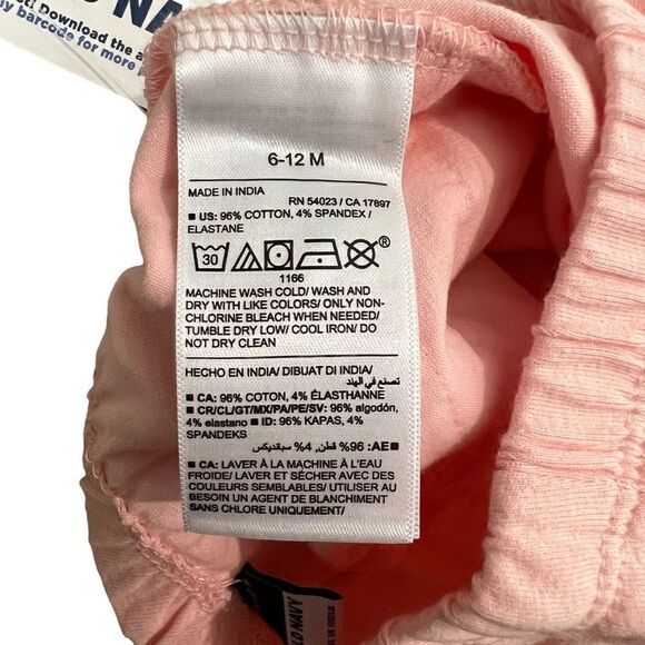 Old Navy Baby Girl Pink Stretch Ruffle-Trim Leggings 6-12 M - Picture 6 of 6